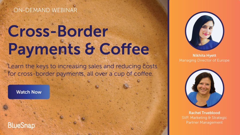 Watch BlueSnap's on-demand webinar on the keys to increasing sales and reducing costs for cross-border payments.
